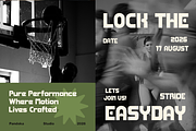 Kemar - Modern Sport Font, a Sans Serif Font by Pandeka Studio (Thumbnail 5 of 9)