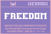 Unlimited Font, a Font by weknow (Thumbnail 5 of 8)