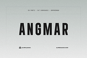 Angmar - A Powerful Font Family, a Sans Serif Font by alpercakici (Thumbnail 14 of 14)