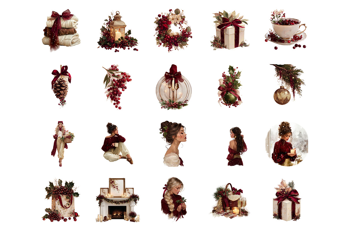 Cozy Winter Clipart, an Illustration by CreationArt (Photo 2 of 5)