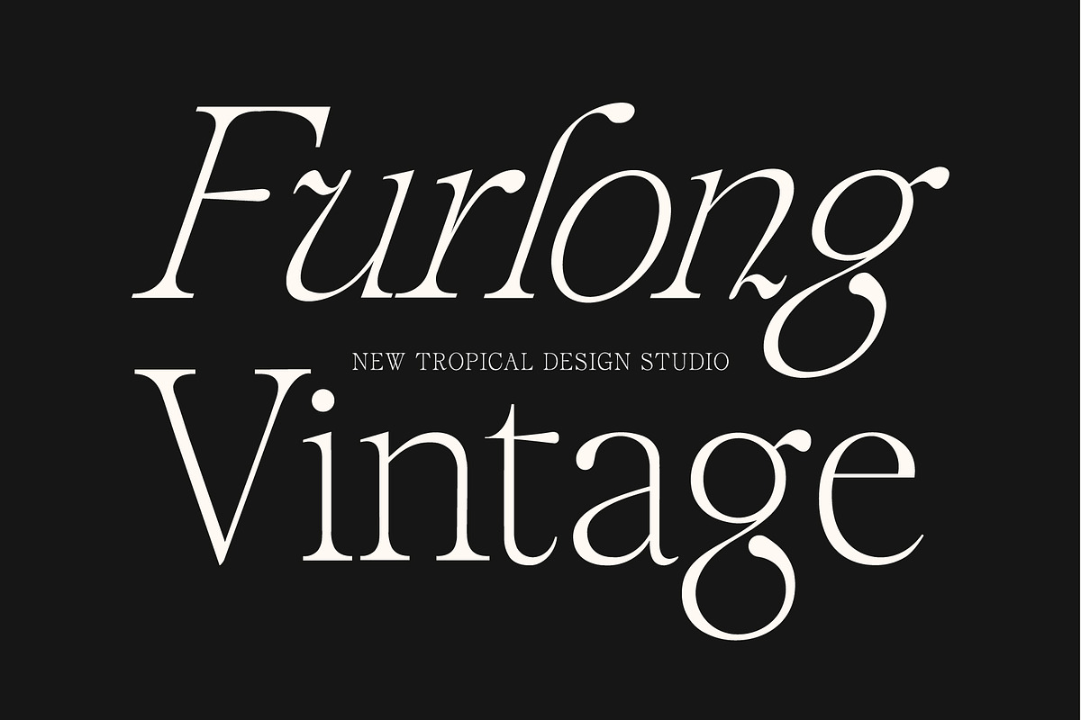 Furlong Vintage Serif Font, a Serif Font by Tropical Type (Photo 1 of 11)