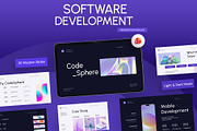 Software Development PowerPoint, a Presentation Template by New Coral Design (Thumbnail 1 of 10)