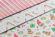 Watercolor Christmas Gnome Clipart, a Seasonal Illustration by Daryartsy (Thumbnail 10 of 12)