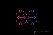 Network Nodes Abstract Logo, a Branding & Logo Template by Vectorium Studio (Thumbnail 7 of 15)