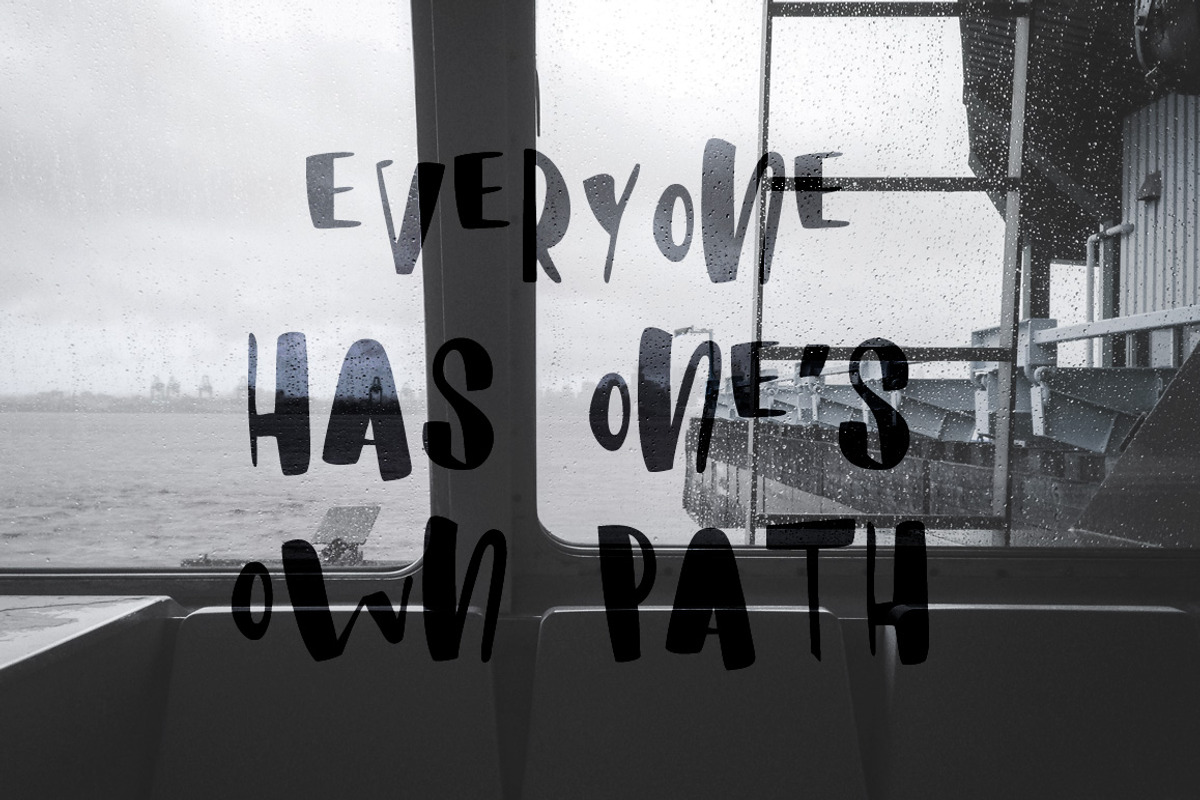 Whitey Handwritten brush font. preview 6