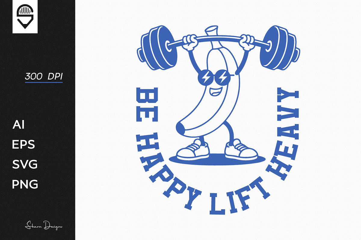 Funny Workout Gym Fitness T-shirt, a Graphic by shaondesigns (Photo 1 of 6)