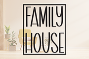 Family House | Script Font, a Script Font by Scratchones (Thumbnail 1 of 7)