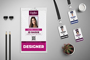 Simple Business ID Badge 021, a Card Template by Tzochko (Thumbnail 2 of 5)