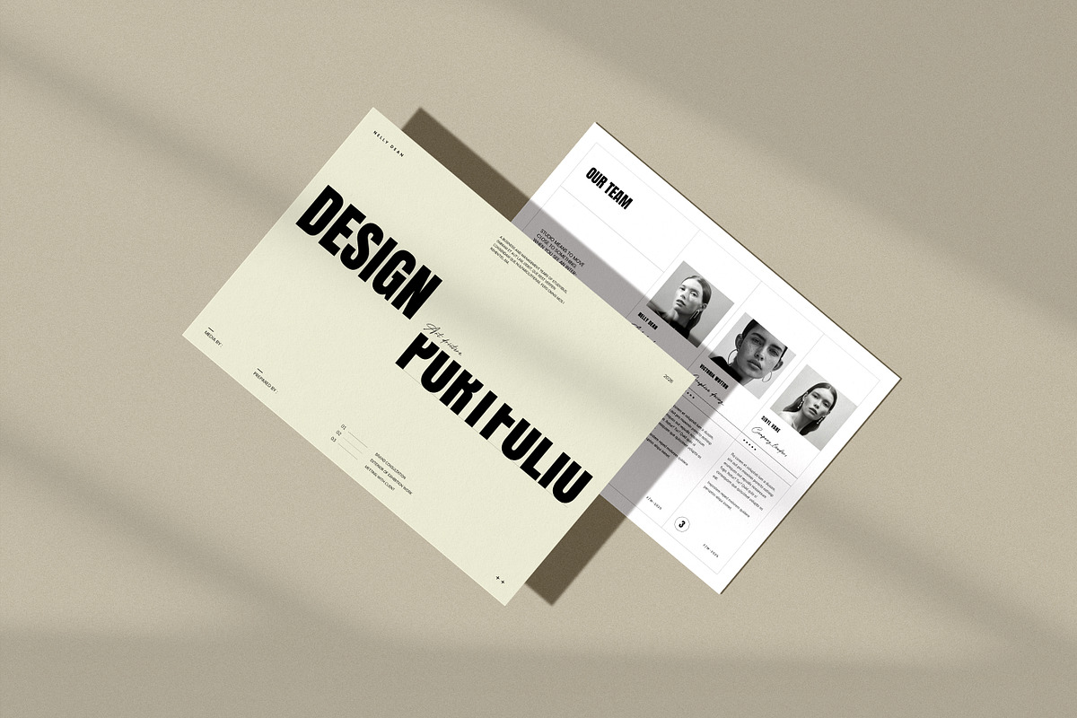 CANVA | Design Portfolio Template, a Brochure Template by S A N D Y (Photo 9 of 13)