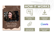 Hair Salon Marketing Bundle, a Social Media Template by Branding by Kellsey (Thumbnail 5 of 6)