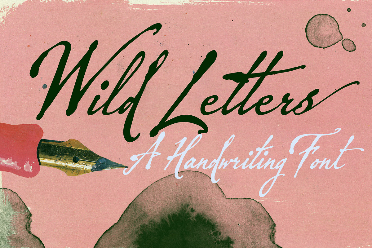 Wild Letters, a Handwritten Font by Misprinted Type (Photo 1 of 7)