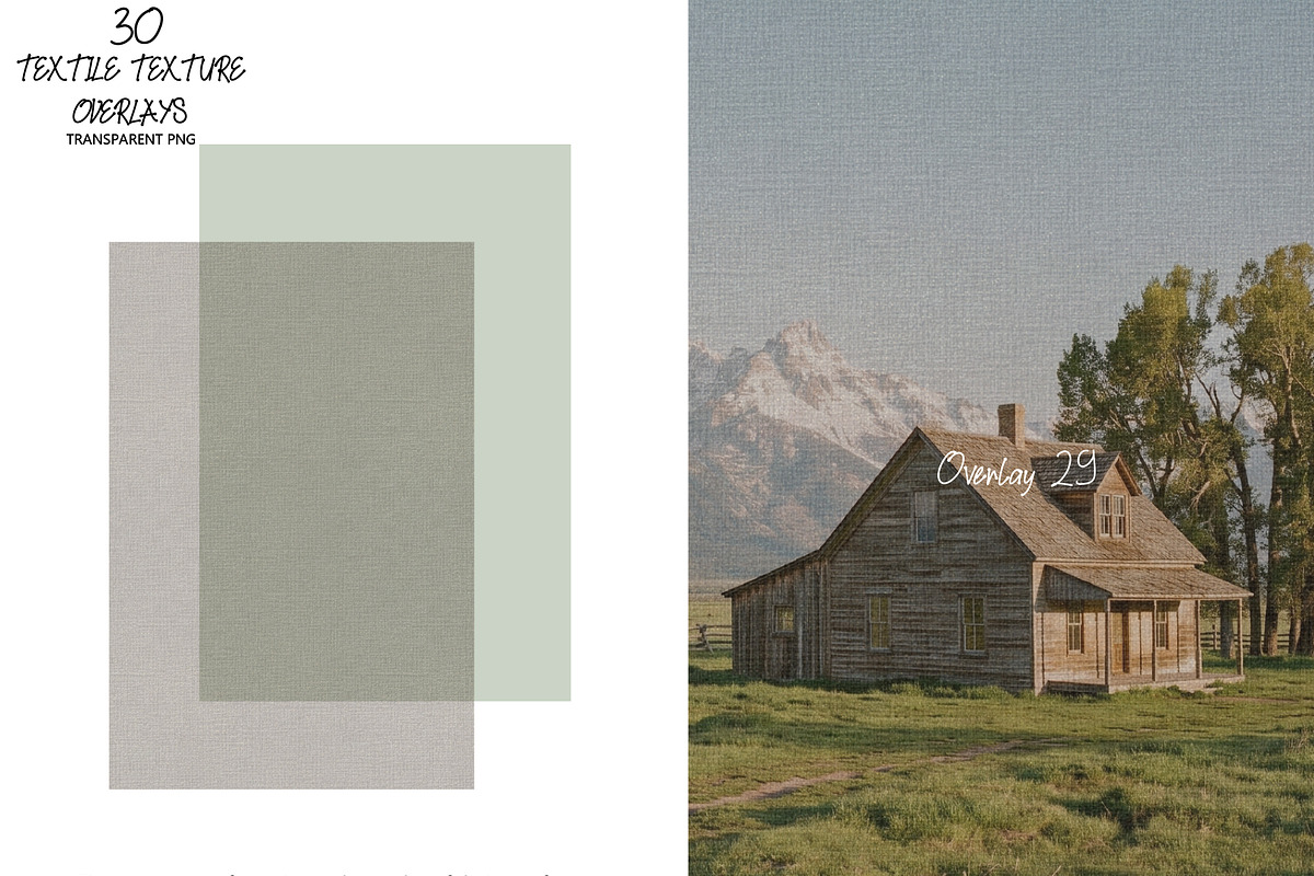 30 Textile Texture Overlays PNG, a Texture Graphic by DreamoraArt (Photo 6 of 15)