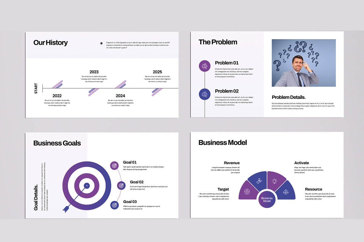 Business Plan Presentation Template, a Presentation Template by MightyDesign (Photo 4 of 8)