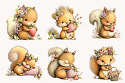 Whimsical Strawberry Squirrel, a Seasonal Illustration by Designworld (Thumbnail 5 of 10)