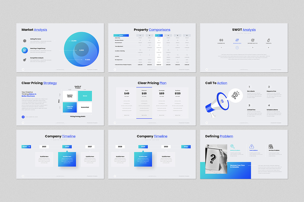 Real-Estate Presentation Template, a Presentation Template by GenerousArt (Photo 3 of 8)
