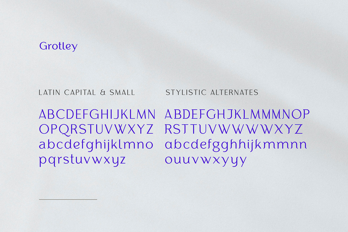 Grotley, a Sans Serif Font by OWL KING (Photo 3 of 11)