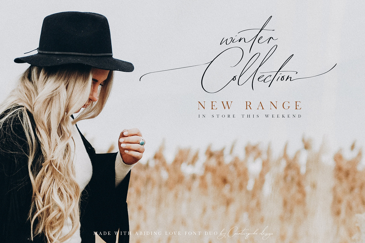 Abiding Love Collection Fonts preview 4