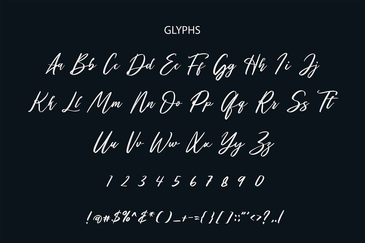 Ballerinas Brush Script Font, a Script Font by Formatika Studio (Photo 6 of 6)