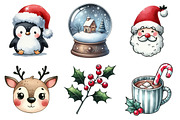 Whimsical Christmas Clipart, an Illustration by Daily.Designs (Thumbnail 4 of 5)