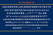 Fox Solid: 4 Font Style, a Symbol Font by Fox7 By Rattana (Thumbnail 8 of 12)
