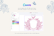 Vintage Floral Victorian Line Art, a Decorative Illustration by Madiwaso (Thumbnail 9 of 9)