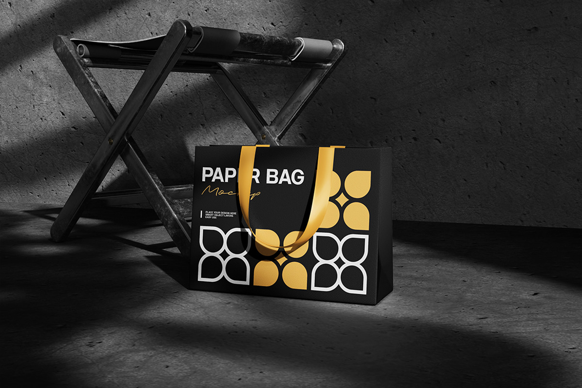 Paper Bag Mockup, a Product Mockup by Pixie Creative (Photo 2 of 4)