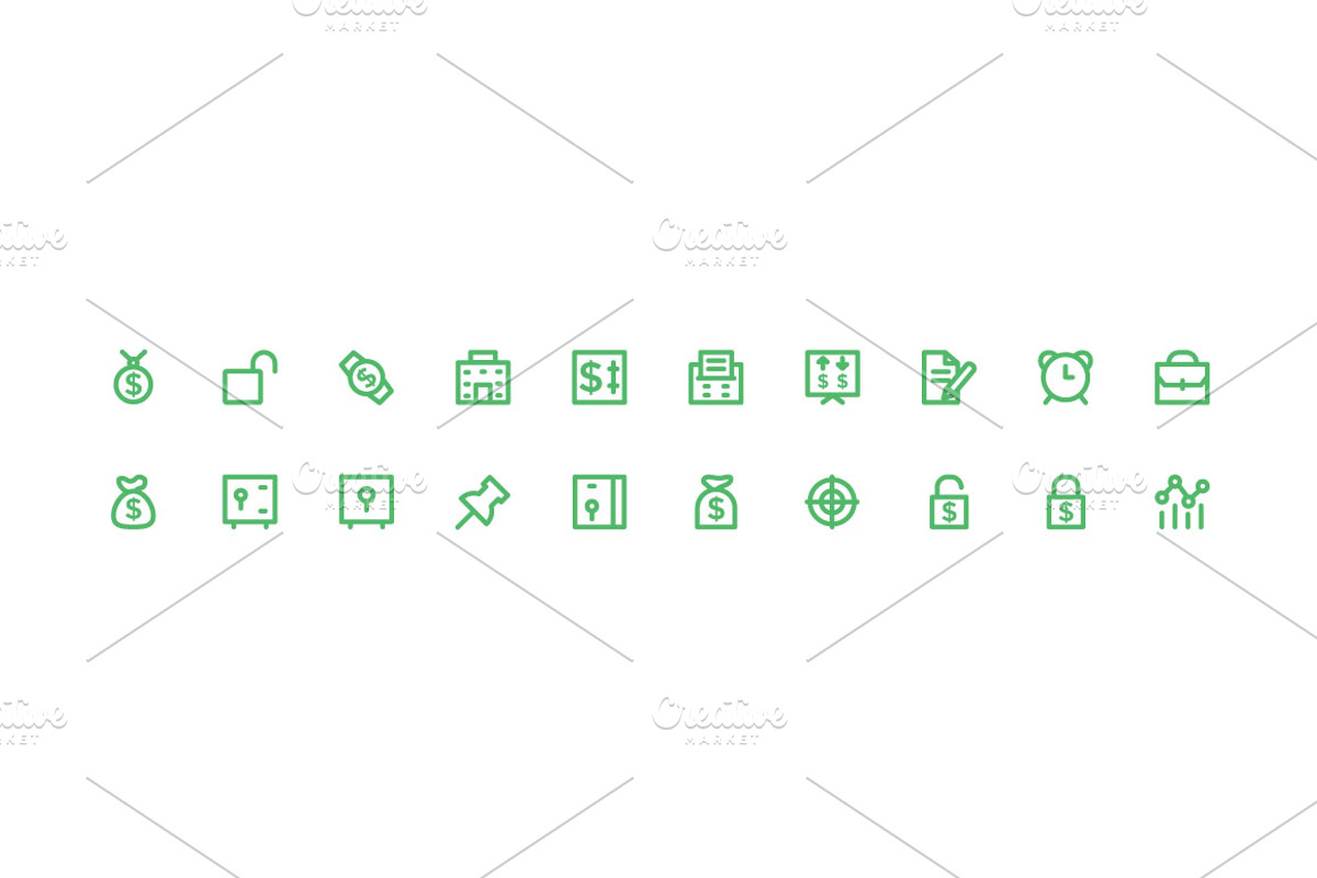 125+ Finance and Money Icons preview 3