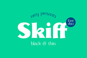 Skiff Black & Thin