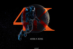 3D Mockup Space Astronaut 10