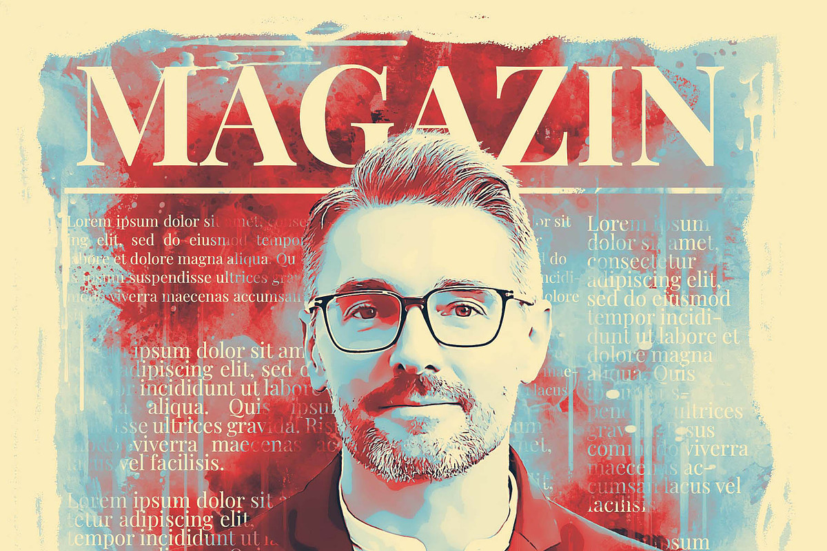 News Paper Mixed Media Art Effect, an Action Add-On by MRI STUDIO (Photo 3 of 43)
