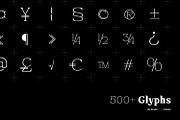Agumony, a Sans Serif Font by din-studio.com (Thumbnail 2 of 13)