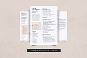Resume Template, a Resume Template by DesignDevisers (Thumbnail 4 of 10)
