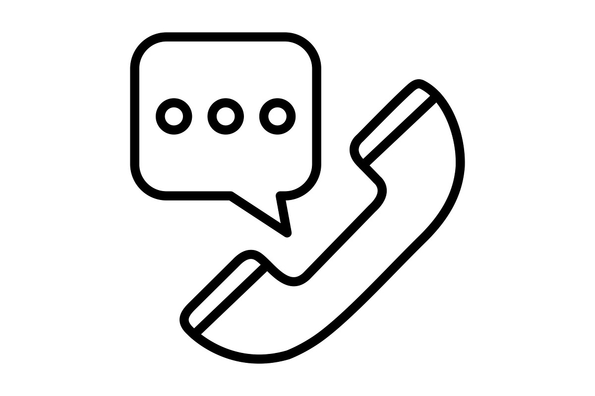 Phone Call Line Icon, an Icon by Pexelpy