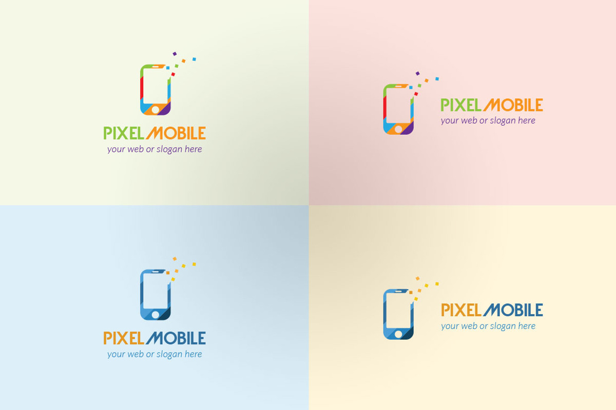 Pixel Mobile Logo, a Branding & Logo Template by Dotnpix (Photo 4 of 5)