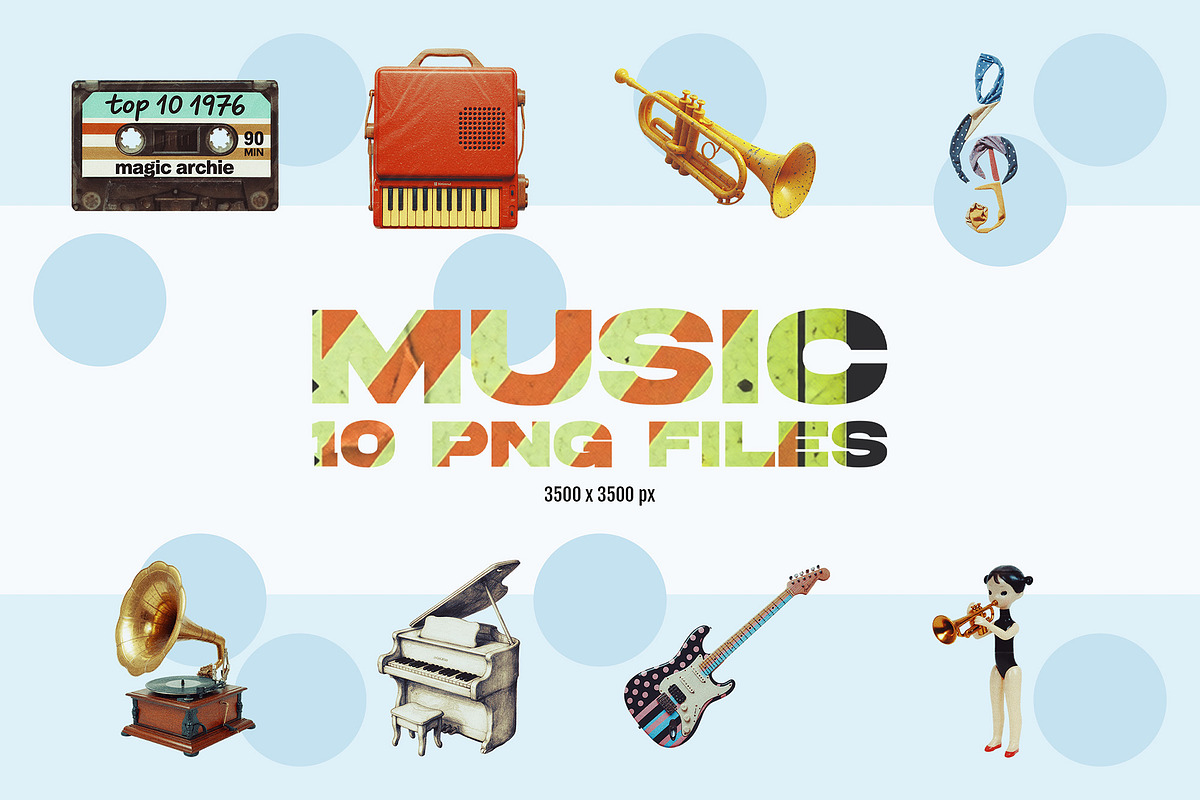 Collage Universe Kit (444 PNG files), an Object Graphic by Megan Aili Designs (Photo 9 of 12)