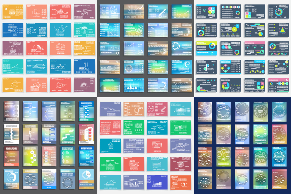 Infographic brochure elements, a Work Illustration by Mechik (Photo 1 of 7)