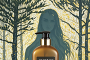 The advertisement design of a bottle, an Illustration by TesMarteaux (Thumbnail 2 of 4)