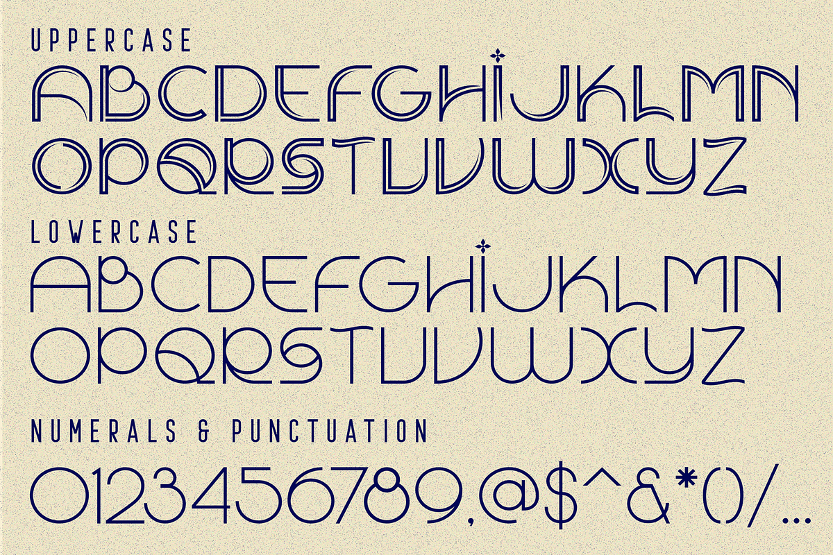 SCIENTIFIC MILESTONE - ART DECO FONT, a Sans Serif Font by 177Studio (Photo 7 of 8)
