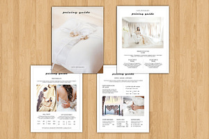 Wedding Photography Price List, a Flyer Template by Template Shop