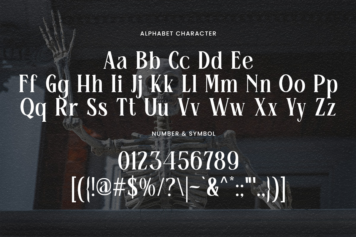 Hollow Thriller – Spooky Halloween, a Serif Font by roomspace creative lab (Photo 9 of 13)