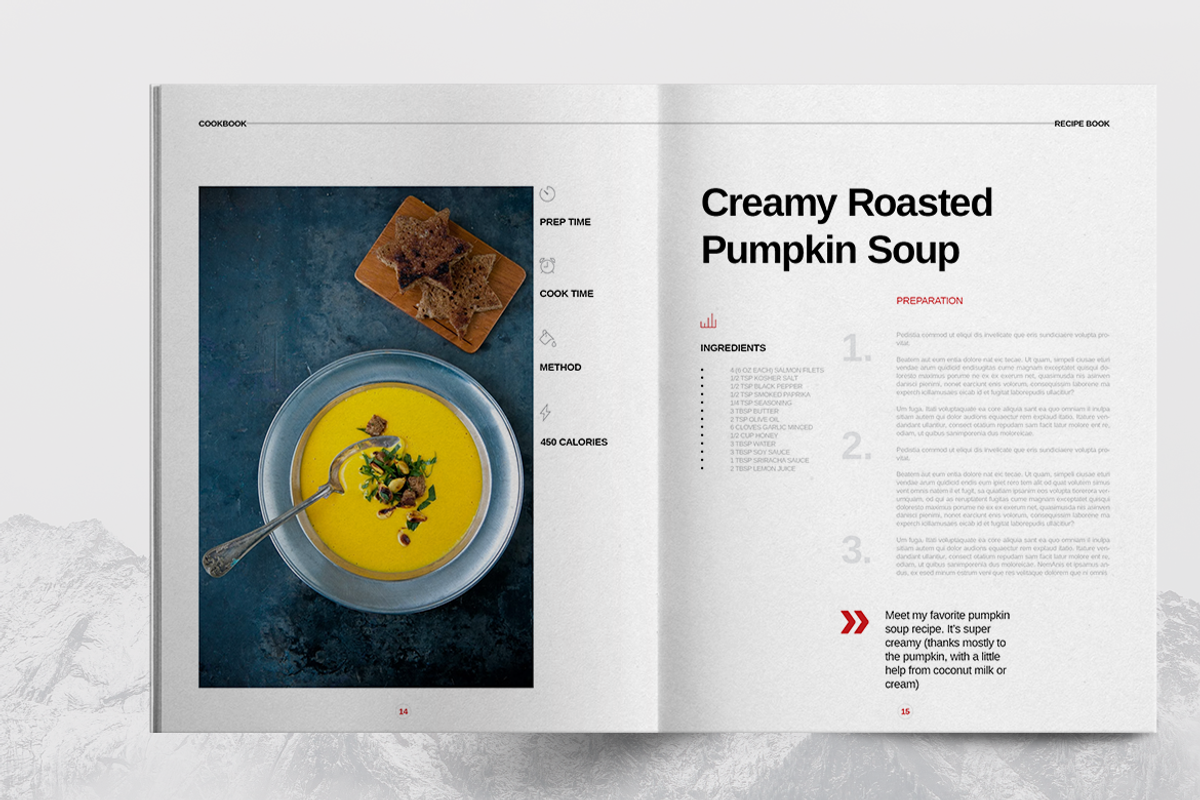 Your Own Cookbook & Recipe Book, a Brochure Template by Boris Cupac (Photo 8 of 13)