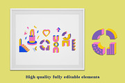 Modern abstract shapes. Memphis, an Object Illustration by Sofico (Thumbnail 8 of 19)