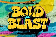 Bold Blast - Urban Graffity Font, a Handwritten Font by Sronstudio (Thumbnail 1 of 16)