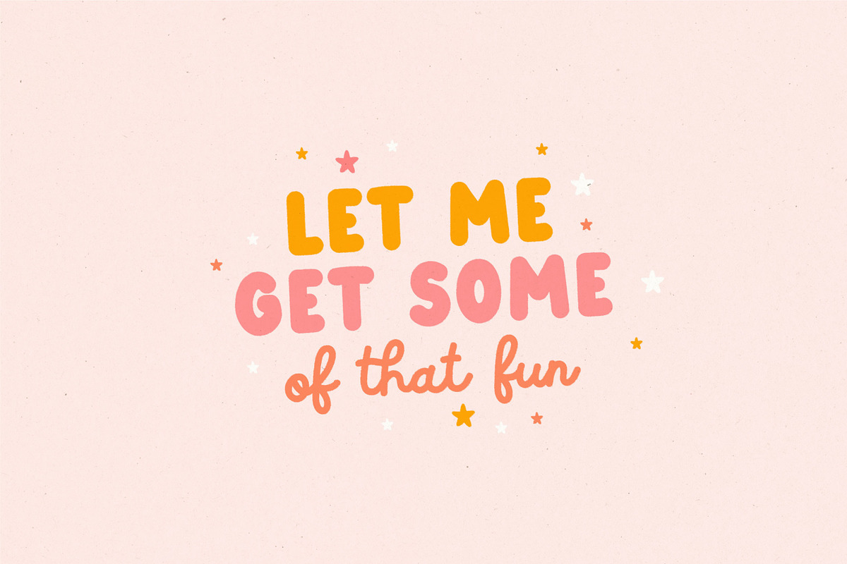 Bubblegum | Font duo, a Script Font by JuliaVolkova (Photo 2 of 12)