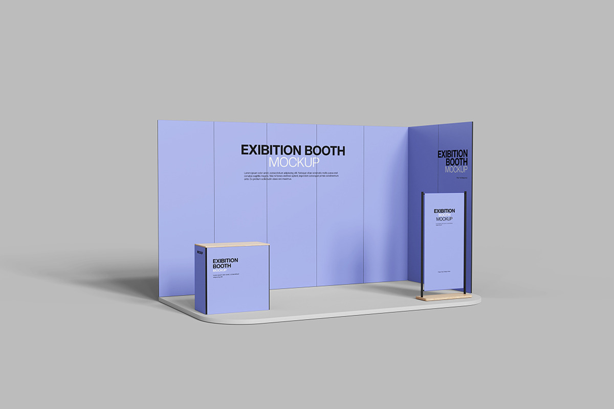 Exhibition Booth, a Product Mockup by MrLetters (Photo 3 of 5)