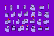 Cartoony - Arabic Color Font, a Script Font by Mostafa El Abasiry (Thumbnail 3 of 18)