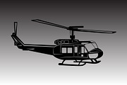 Helicopter design template, a Transportation Illustration by Sumberpangan (Thumbnail 3 of 3)