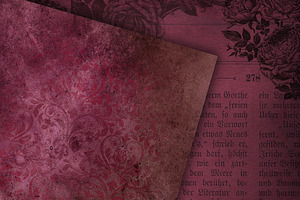 Vintage Burgundy Textures