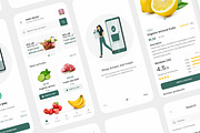 Fresh Cart-Grocery Mobile App UI Kit, an App Template by CreativeUI (Thumbnail 7 of 8)