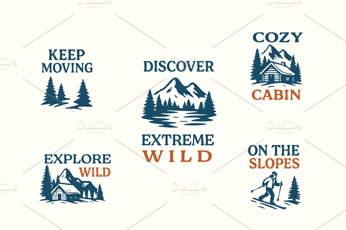 Outdoor Adventure illustration, an Object Graphic by e-artdesign (Photo 4 of 4)